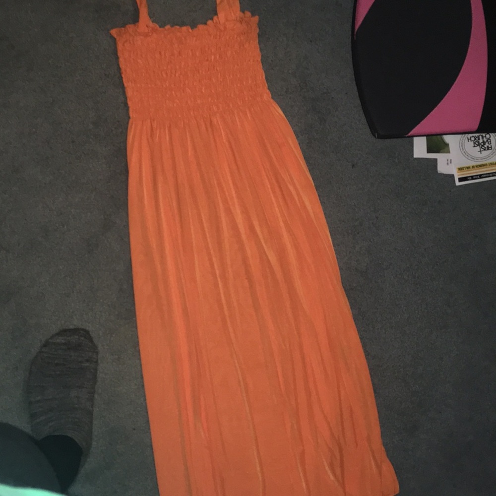 Orange sundress